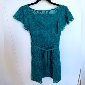 Anthropologie Moulinette Soleurs 🟢🔵Turquoise Green Dress